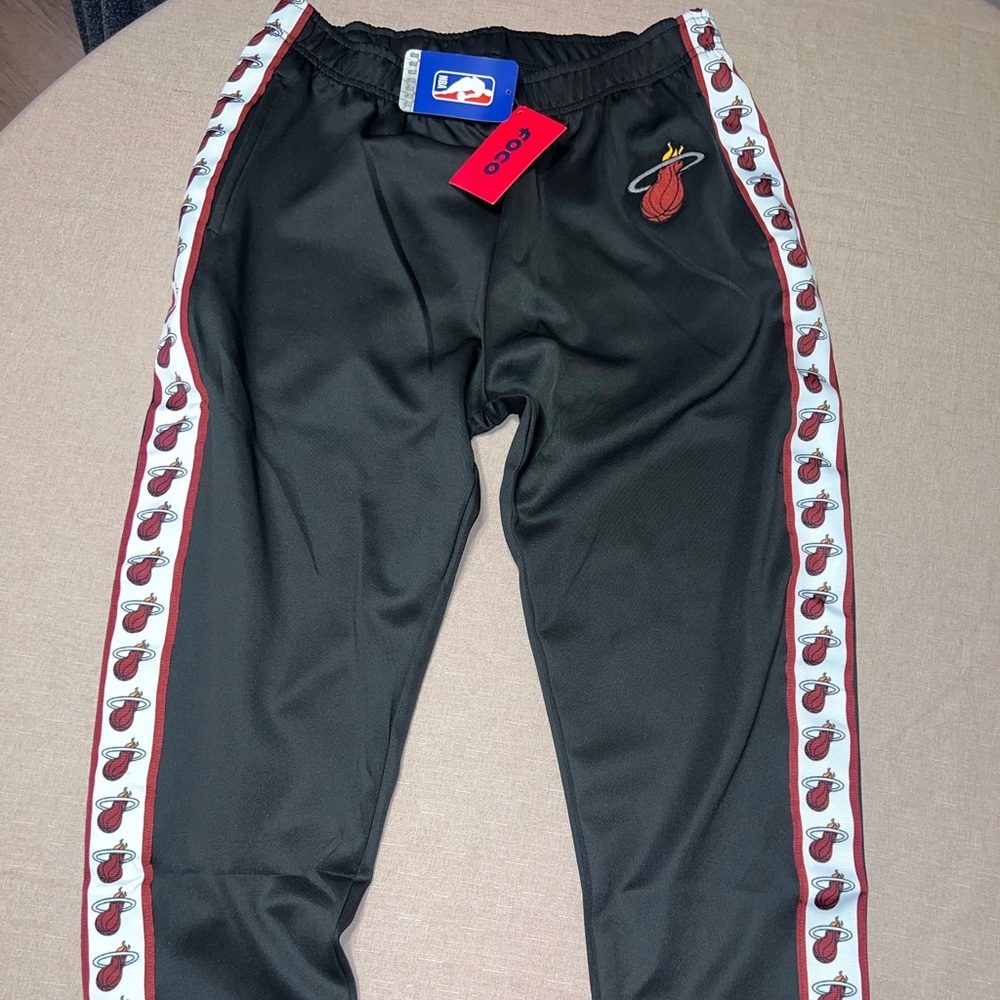 FOCO NBA Miami Heat Track Pants Size L